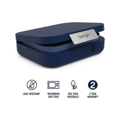 Lunch Boxes & Bags<bentgo Modern Lunch Box, Navy, 44 oz. (BGOMDN-N)