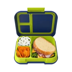 Lunch Boxes & Bags<bentgo Pop Lunch Box, Navy Blue/Chartreuse (BGOPOP-NB)