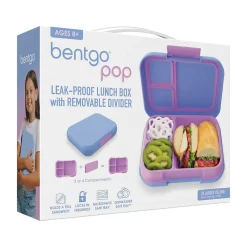 Lunch Boxes & Bags<bentgo Pop Lunch Box, Periwinkle/Pink (BGOPOP-PW)