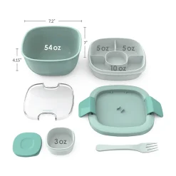 bentgo Salad Container, Coastal Aqua, 54 oz. (BGOSAL-CA) Hot