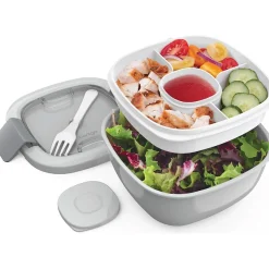 bentgo Salad Container, Gray, 54 oz. (BGOSAL-Y) Best