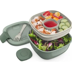 bentgo Salad Container, Khaki Green, 54 oz. (BGOSAL-KG) Hot