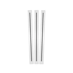 Filters, Stirrers & Straws<BERK Individually Wrapped Black Plastic Stirrer, 500/Box (1241213)