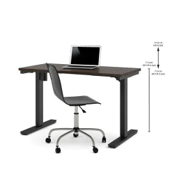 Outlet 28 - 45'' Electric Height Adjustable Table, Dark Chocolate (65857-79) Standing Desks