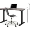 New Pro-Linea 28 - 45'' Electric Height-Adjustable Table, Bark Grey (65857-47) Standing Desks
