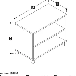 Hot ® Pro-Linea 28" Laminate 2-Shelf Bookcase, White (120160-1117) Storage Cabinets