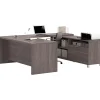 Pro-Linea U-Desk, Bark Grey (120861-47) Office Desks