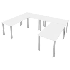 New Universel 60" Table Desk, White (65901-000017) Office Desks