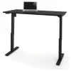 New Universel 60"W Electric Height Adjustable Desk, Black (65867-18) Standing Desks