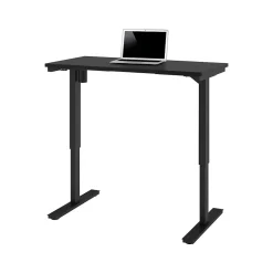 Discount Universel 48"W Electric Height Adjustable Desk, Black (65857-18) Standing Desks