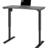 Clearance Universel 48"W Electric Height-Adjustable Desk, Slate (65857-59) Standing Desks
