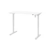 Online Universel 60"W Electric Height Adjustable Desk, White (65838-17) Standing Desks