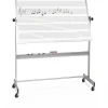 New Dual Sided Music Line Deluxe Reversible 4' x 8' Mobile Whiteboard (668AH-MM) Dry Erase