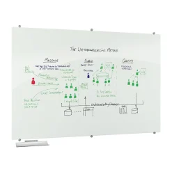 Visionary Glass Dry-Erase Whiteboard, 3' x 2' (83843) Dry Erase