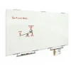 Outlet Visionary Magnetic Glass Dry Erase Whiteboard with Exo Tray System, 47.24" x 94.49", White (83846-2X576) Dry Erase