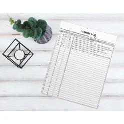 Better Office Activity Log Notepad, 8.5
