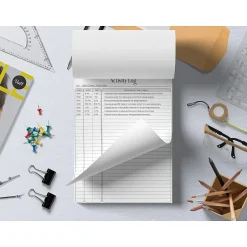 Better Office Activity Log Notepad, 8.5