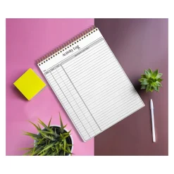 Better Office Activity Log Notepad & Refill, 8.5