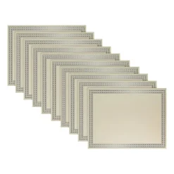 Discount Certificates, 11" x 8.5", Ivory/Silver, 100/Pack (64493-100PK) Awards & Certificates