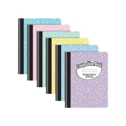 Better Office Composition Notebooks, 7.5" x 9.75", Wide Ruled, 80 Sheets, 6/Pack (25266-6PK) Clearance