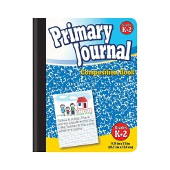 Better Office Primary Journal 1-Subject Composition Notebooks, 7.5" x 9.75", Primary, 100 Sheets, Blue, 6/Pack (25406-6PK) New