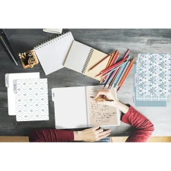 Better Office Soft Floral Tile Heavy-Duty File Folders, 1/3-Cut Tab, Letter Size, Paper Stock, 18/Pack (80033-18PK) Best