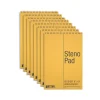 Better Office Steno Pad, 6" x 9", Gregg-Ruled, Yellow, 60 Sheets/Pad, 8 Pads/Pack (25808-8PK) Clearance