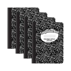 Better Office 1-Subject Composition Notebooks, 7.5" x 9.75", College Ruled, 100 Sheets, Black, 12/Pack (25312-12PK) Discount