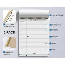 Better Office To-Do List Notepad, 8.5