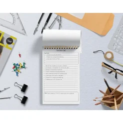 Better Office To-Do List Notepad, 5.5" x 8.5", Ruled, White, 50 Sheets/Pad, 6 Pads/Pack (25825-6PK) Discount