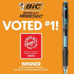 BIC Break-Resistant Mechanical Pencils, 0.7mm, #2 Medium Lead, 12/Pack (MV7PR11-BLK) Outlet