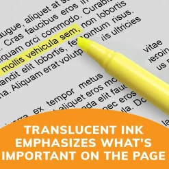 BIC Brite Liner Stick Highlighters, Chisel, Assorted, 5/Pack (BLP51W-AST) Discount