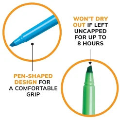 BIC Brite Liner Stick Highlighters, Chisel, Assorted, 5/Pack (BLP51W-AST) Discount