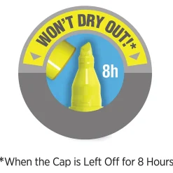 BIC Brite Liner Stick Highlighters with Grip, Chisel Tip, Yellow, Dozen (BLMG11-YEL) Sale