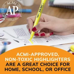 BIC Brite Liner Stick Highlighters, Chisel Tip, Assorted Colors, Dozen (BL11-AST) Discount