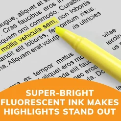 BIC Brite Liner Stick Highlighter, Chisel Tip, Yellow, 24/Pack (BL241YEL) Best