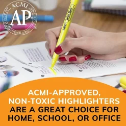 BIC Brite Liner Stick Highlighter, Chisel Tip, Yellow, 24/Pack (BL241YEL) Best