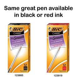 BIC Cristal Ballpoint Pens, Medium Point, Blue Ink, Dozen (10126/MS11BL) Discount