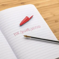 BIC Cristal Ballpoint Pens, Medium Point, Red Ink, Dozen (10128/MS11RD) Discount