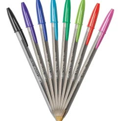 BIC Cristal Xtra-Bold Ballpoint Pens, Bold Point, 1.6mm, Assorted Ink, Bulk/Pack (MSBAPP241-AST) New