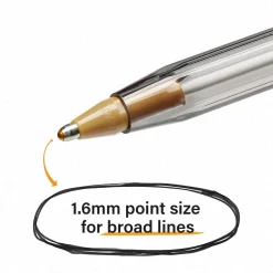 BIC Cristal Xtra-Bold Ballpoint Pens, Bold Point, 1.6mm, Assorted Ink, Bulk/Pack (MSBAPP241-AST) New