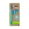 BIC ECOlutions Retractable Gel Pens, Medium Point, 1.0 mm, Assorted Inks, 12/Pack (RGLE11-AST) Hot