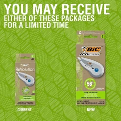 BIC Ecolutions Wite-Out Brand Correction Tape, White, 2/Pack (WOET21-WHI) Sale