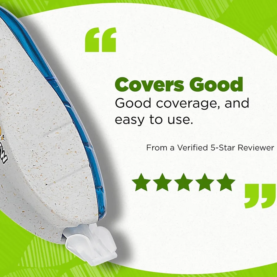 BIC Ecolutions Wite-Out Brand Correction Tape, White, 2/Pack (WOET21-WHI) Sale