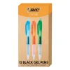BIC Intensity Clic Gel Pen, 0.7mm, Black Ink, Dozen (RNCX11-BLK) Online