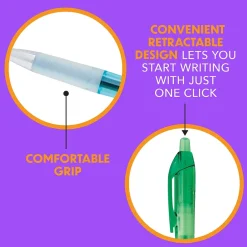 BIC Intensity Clic Gel Pen, 0.7mm, Black Ink, Dozen (RNCX11-BLK) Online