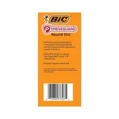 BIC PrevaGuard Round Stic Ballpoint Pen, Medium Point, Blue Ink, 60/Pack (GSAM60-BLU) Clearance