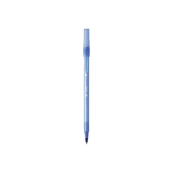 BIC PrevaGuard Round Stic Ballpoint Pen, Medium Point, Blue Ink, 60/Pack (GSAM60-BLU) Clearance
