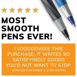 BIC Round Stic Grip Xtra Comfort Ballpoint Pen, Medium Point, Blue Ink, 24/Box, 6 Boxes/Pack (GSMG144E-BLU) Sale