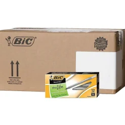 BIC Round Stic Xtra Life Ballpoint Pens, Medium Point, Black Ink, 432/Carton (GSM11BLKCT) Outlet